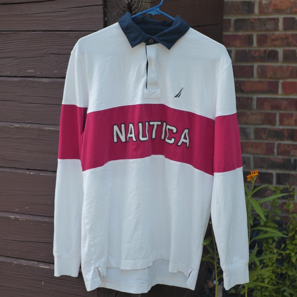 NAUTICA long sleeve polo